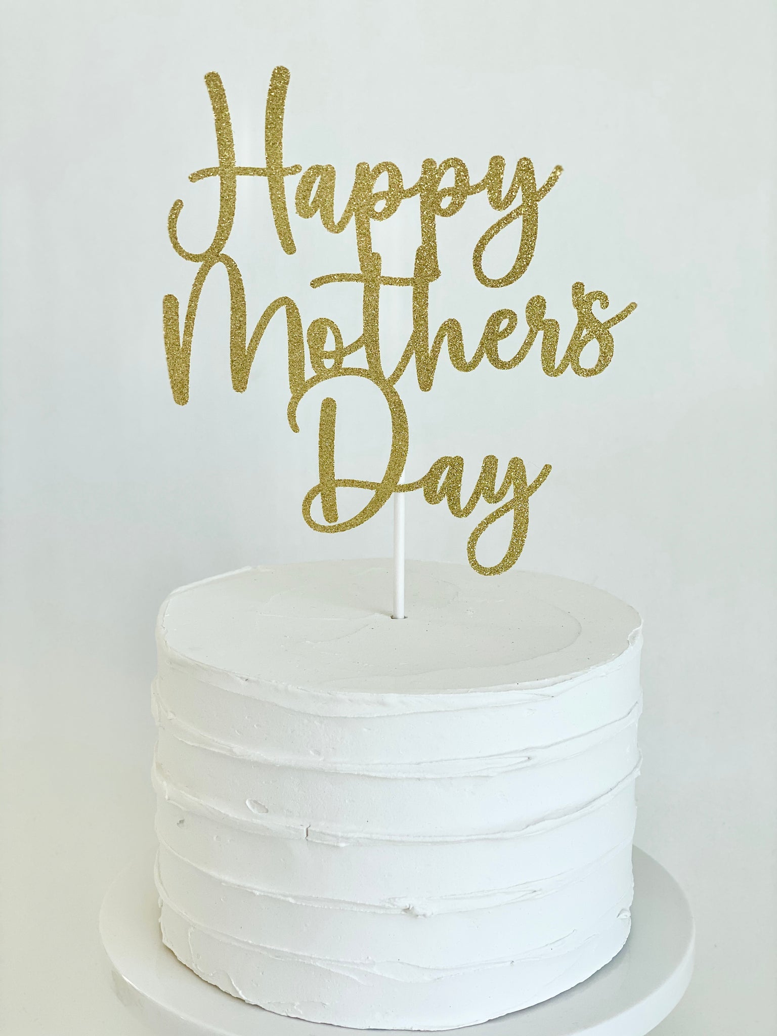 Amazon.com: 1 PCS Happy Mother's Day Cake Topper with Glitter Heart Love  Mother Best Mom Cake Pick for Happy Mother's Day Theme Women Birthday Party Cake  Decorations Supplies Gold : Grocery &